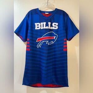 Buffalo Bills Reversible Athletic Short Sleeve Top Adult Sz Medium